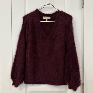 XS purple cozy sweater